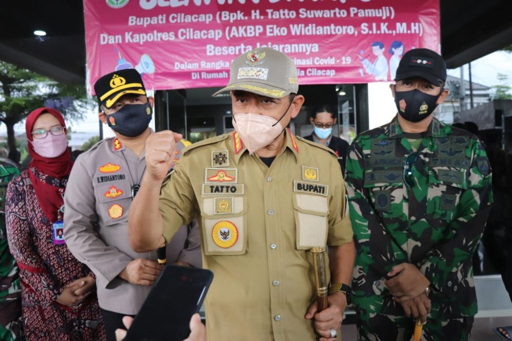 Kebut Vaksinasi, Bupati Targetkan 80% pada Akhir Tahun