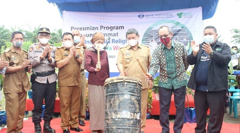Bersinergi dengan BI dan Dompet Dhuafa Waspada, Wabup Deli Serdang Resmikan Program Kampung Ummat 