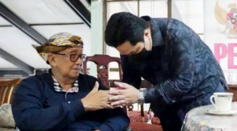 Erick Tohir Temui Solihin GP saat Kunjungan ke Bandung