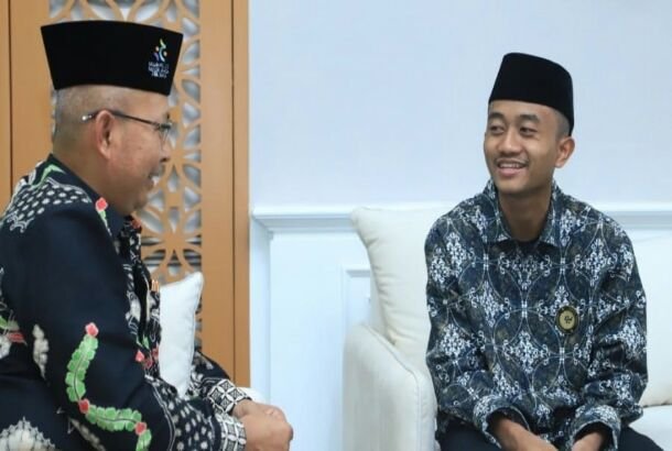 Sehari Menjadi Menag, Afi Terima Rektor IAIN Pontianak