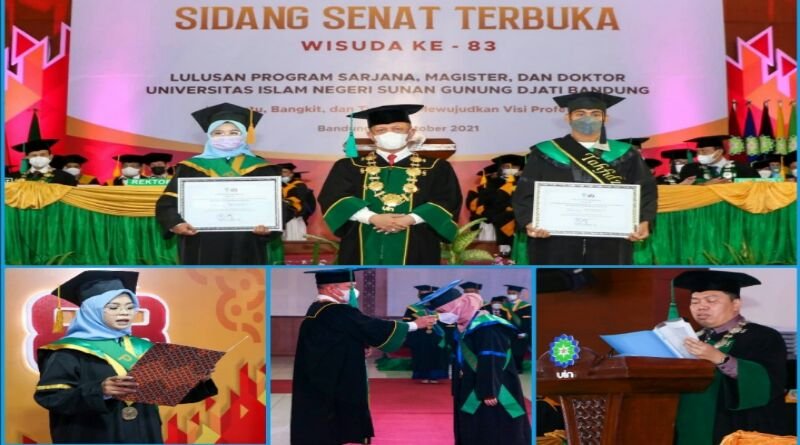 Wisuda ke-83 UIN Sunan Gunung Djati Bandung Sukses Digelar Secara Hibrid