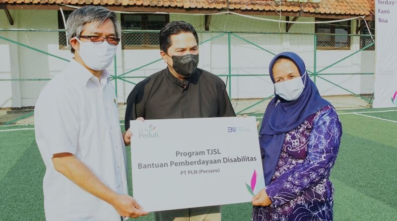 Erick Thohir Apresiasi Pemberdayaan Ratusan Anak Penyandang Disabilitas Binaan PLN di Bandung