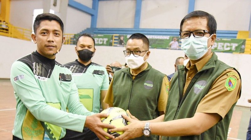 Sekda Buka Kejuaraan Futsal Bupati Cup 2021
