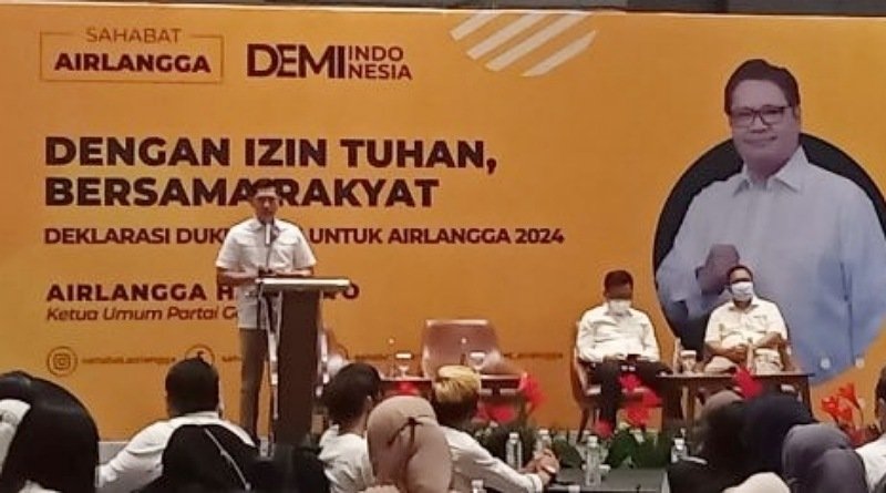 Dianggap Sangat Mumpuni, Airlangga Hartarto Secara Resmi Dideklarasikan Sebagai Presiden 2024