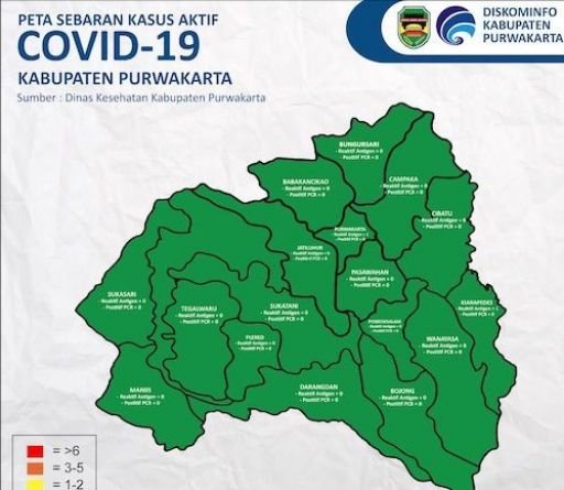Purwakarta Nihil Konfirmasi Aktif Covid-19