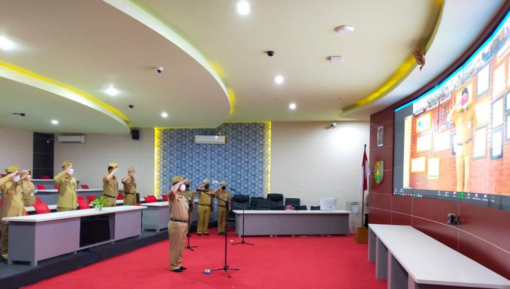 Bupati: Bela Negara dengan Protokol Kesehatan dan Vaksinasi Covid-19