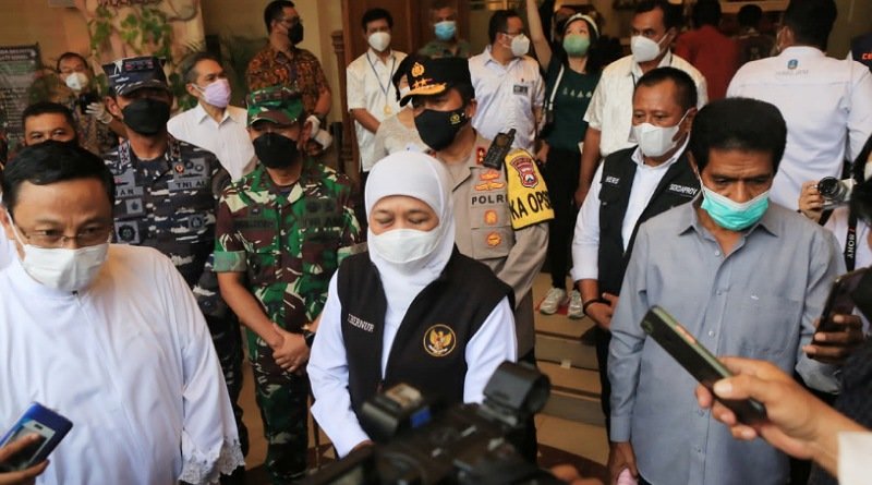 Forkopimda Jatim Pengecekan Langsung Penerapan Prokes dan Pengamanan Ibadah