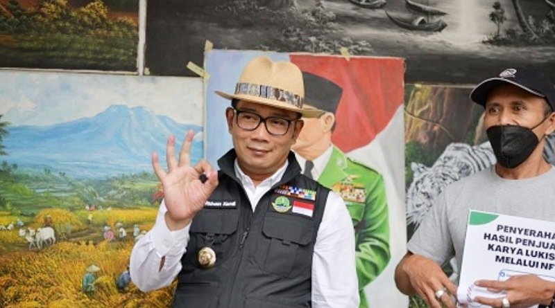Ridwan Kamil Serahkan Hasil Jual Lukisan Seniman di NFT, Laku Rp. 4,2 Juta