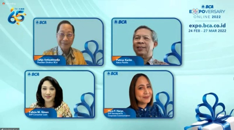 Rayakan HUT ke-65, BCA Expoversary Online 2022 Resmi Dibuka Ajak Masyarakat Wujudkan Impian Terbaik