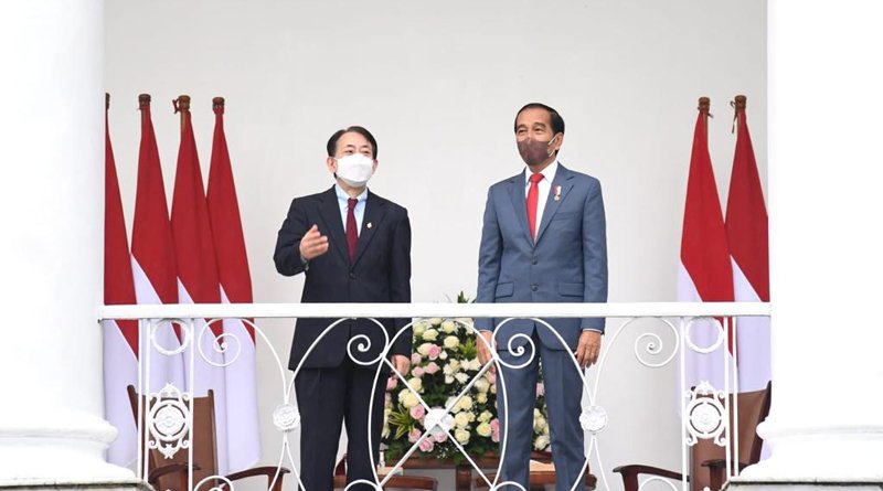 Presiden Jokowi Bertemu Pimpinan ADB di Istana Bogor