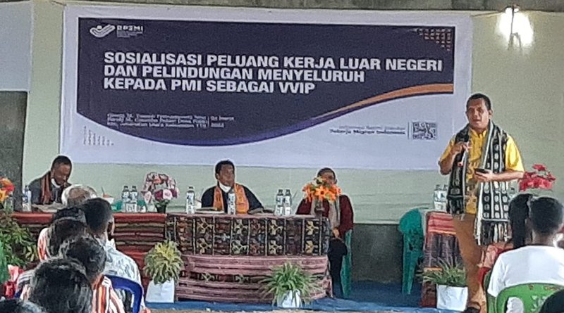 Sosialisasi Peluang Kerja Luar Negeri, UPT BP2MI Wilayah NTT Ingatkan Masyarakat Hindari Bujuk Rayu Calo