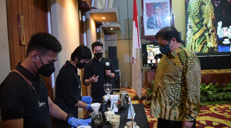 Menko Airlangga Apresiasi Brand Kopi Lokal yang Melantai di Lantai Bursa dan Menguasai Pasar Luar Negeri