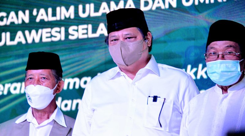 Menko Airlangga: Selain Bekerja Bahu-membahu untuk Keluar dari Pandemi dan Pulihnya Ekonomi, Doa Para Alim Menjadi Salah Satu Senjata Memuluskan Ikhtiar Bangsa
