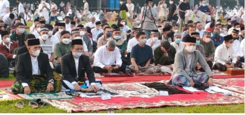 Dihadiri Gubernur dan Kakanwil Kemenag Jabar, Salat Id Kembali Digelar di Lapangan Gasibu