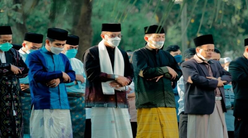 Bupati Ciamis Beserta Wakil Kembali Laksanakan Salat Idulfitri di Alun-alun