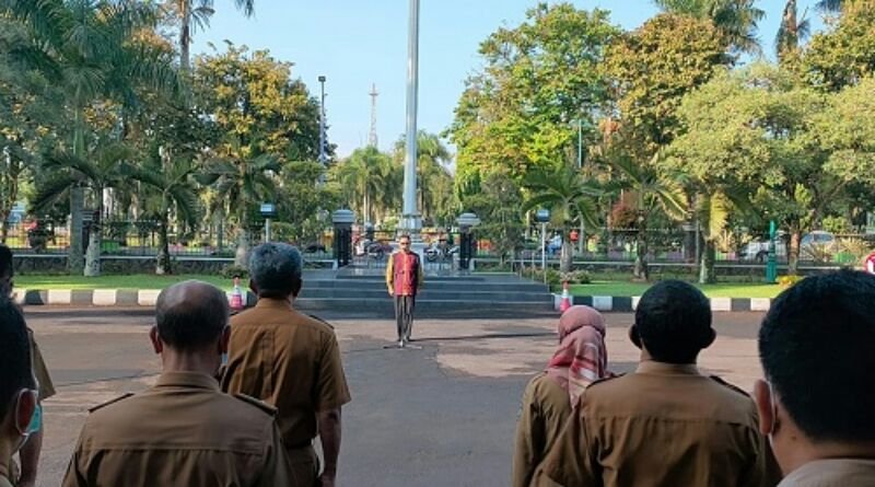 Bupati Ciamis Pimpin Apel Perdana Pascalibur Idulfitri 1443 Hijriah
