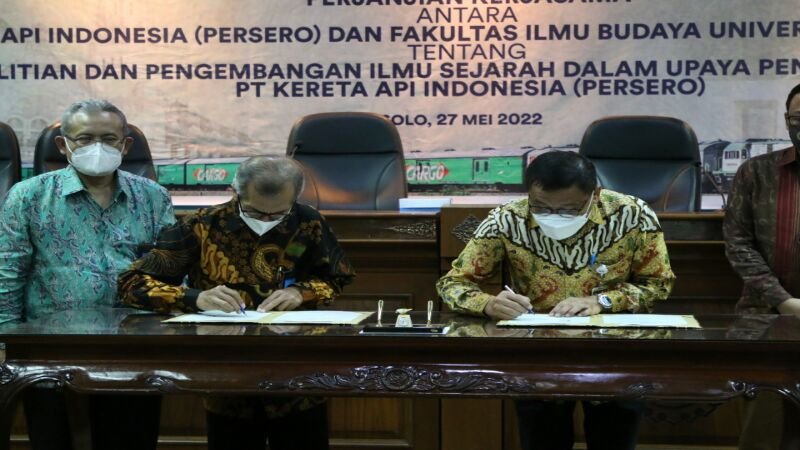 KAI Gandeng UNS Telusuri Aset Lewat Kajian Sejarah Panjang Perkeretaapian