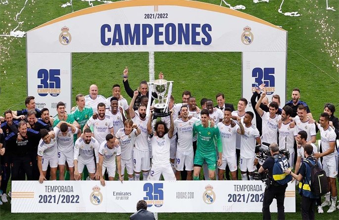 Wow Kreen...! Real Madrid Juara La Liga Spanyol Ke-35 Kali