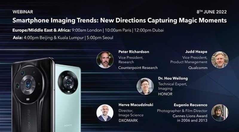 HONOR Bahas Masa Depan "Mobile Imaging" di Webinar yang Digelar Counterpoint Research