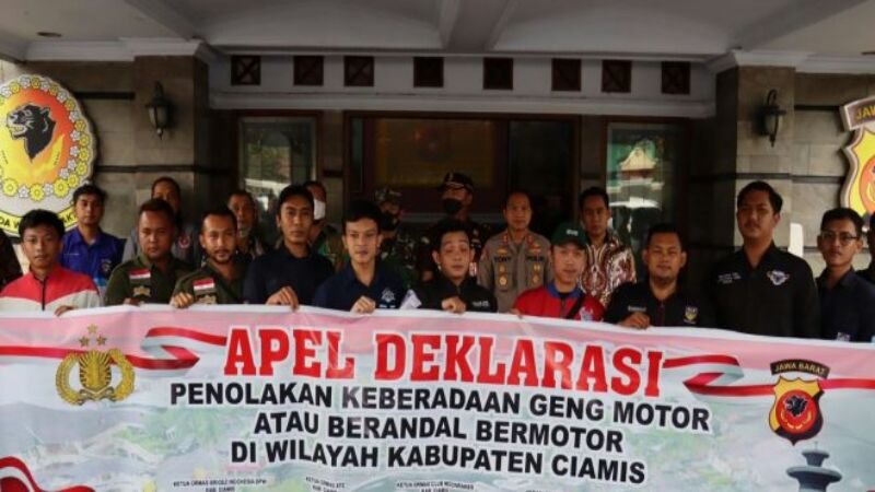 Ciamis Deklarasi Penolakan Keberadaan Geng Motor