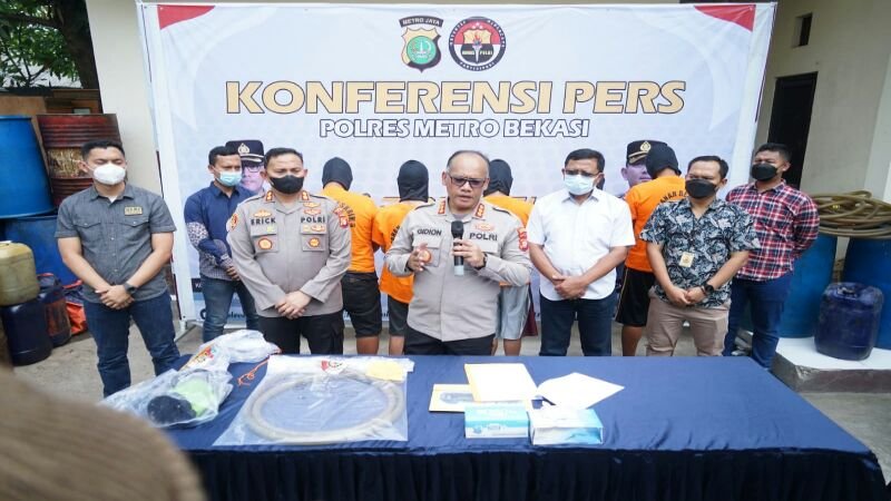 Jual BBM Solar Bersubsidi, 5 Pelaku Ditangkap Polisi