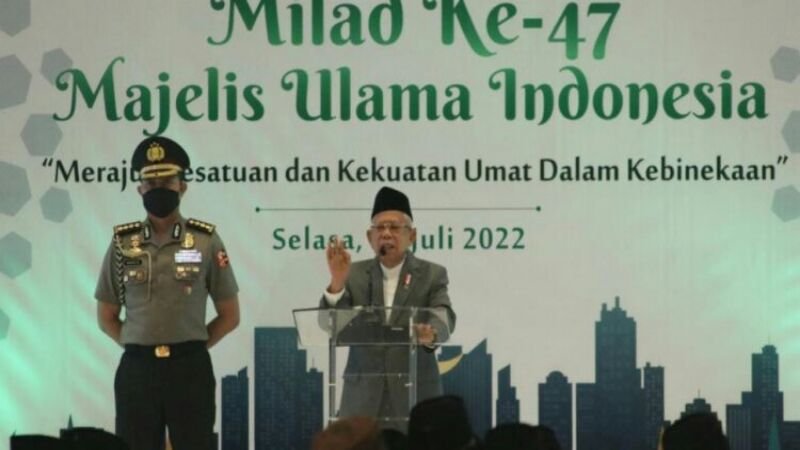Di Milad ke-47 MUI, Kiai Ma’ruf Ingatkan Umat Bersiap Hadapi Krisis Energi, Pangan, dan Ekonomi
