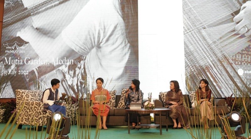 Road to W20: Kolaborasi Tobatenun dan BRI Prioritas Memperkuat Pemberdayaan Ekonomi Lokal Melalui Perempuan Perajin Tenun Batak