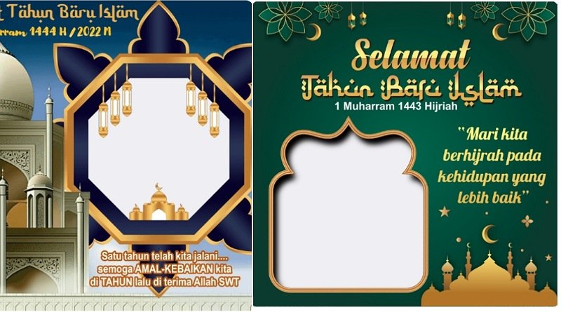 Tahun Baru Islam 2022, Ini 25 Twibbon Cocok Dibagikan ke Medsos