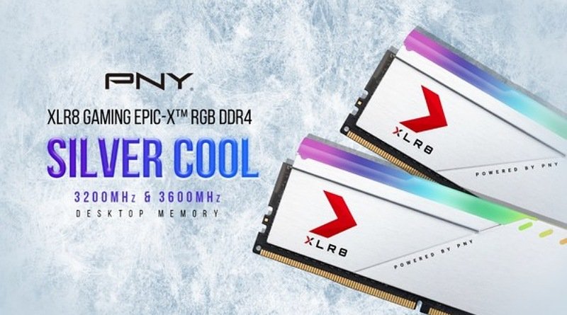 PNY Luncurkan Memori Komputer Desktop XLR8 Gaming EPIC-X RGB(TM) DDR4 Silver 3200MHz dan 3600MHz