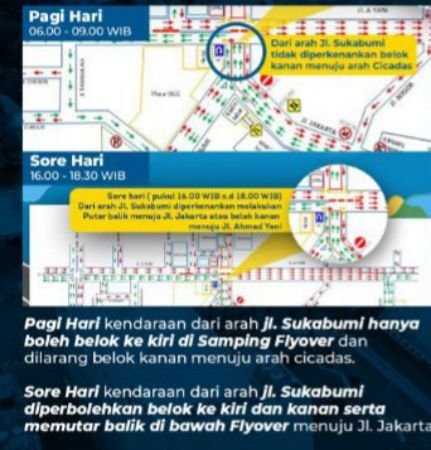 Mulai Hari ini Ada Uji Coba Rekayasa Lalu Lintas di Jalan Jakarta dsk