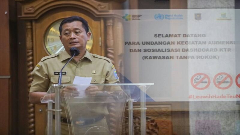 Kota Bandung Jadi Percontohan Penerapan 'Dashboard E-Monev' Kawasan Tanpa Rokok