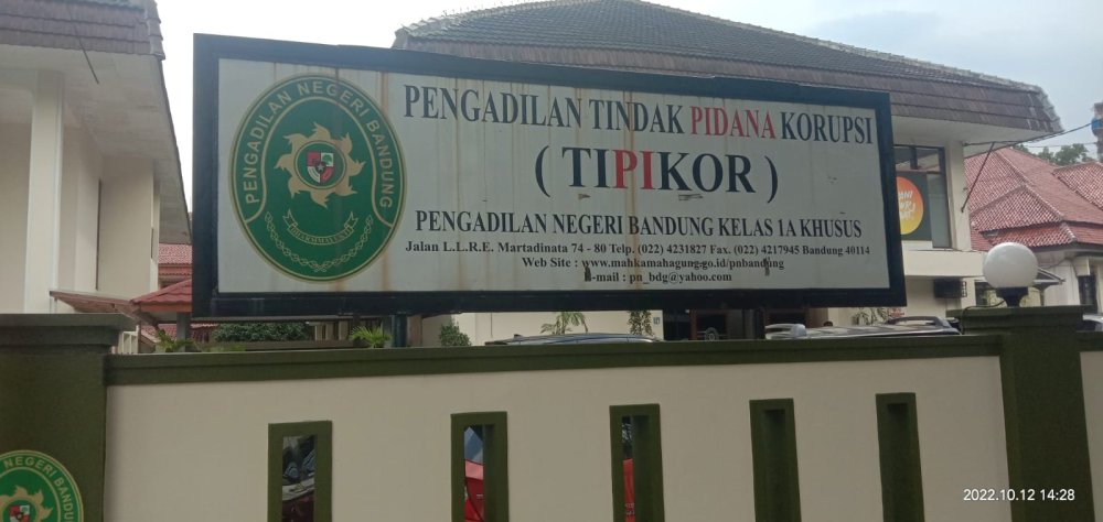 Sidang Dua Pelaku Dugaan Korupsi Pembanguan Pasar Sukabumi di PN Tipikor Bandung?