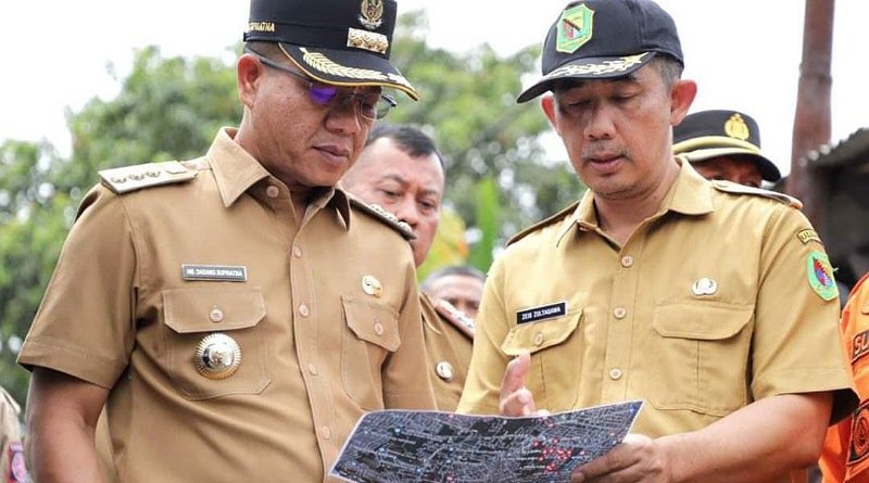 Tinjau Lokasi Banjir di Cileunyi, Bupati Dadang Supriatna Rencanakan Bangun Danau Buatan