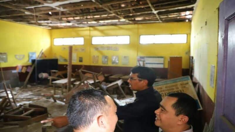 Laporan Tidak Sama, Wabup Garut Cek Beberapa Bangunan Sekolah