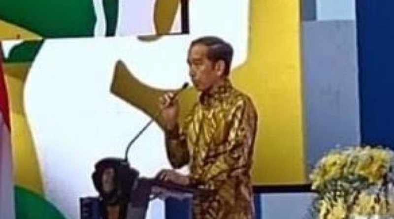 Hadir di 58 Tahun Partai Golkar, Jokowi Analogikan Pilpres Seperti ini...