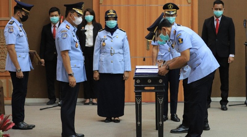 Kakanwil Kemenkumham Jatim Harap Kalapas/Karutan Baru Tingkatkan Profesionalitas & Soliditas