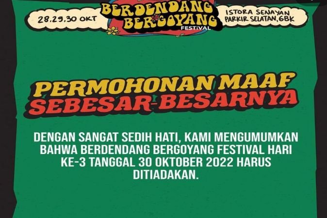 Pakar Pengelolaan Event UI Sebut Pembubaran Konser Berdendang Bergoyang Sudah Tepat