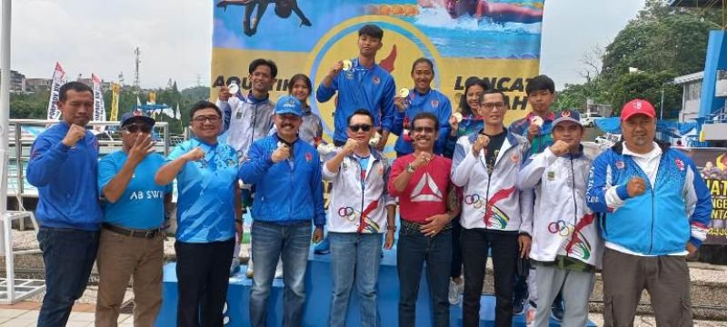 Cabor Loncat Indah Kab Garut Sukses Raih 4 Emas, 2 Perak, 1 Perunggu