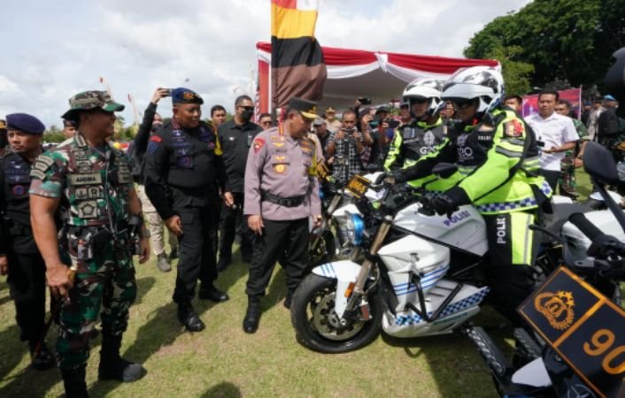 Gelar Pasukan dan Peralatan, Kapolri dan Panglima TNI Ingin KTT G20 Berjalan Sukses