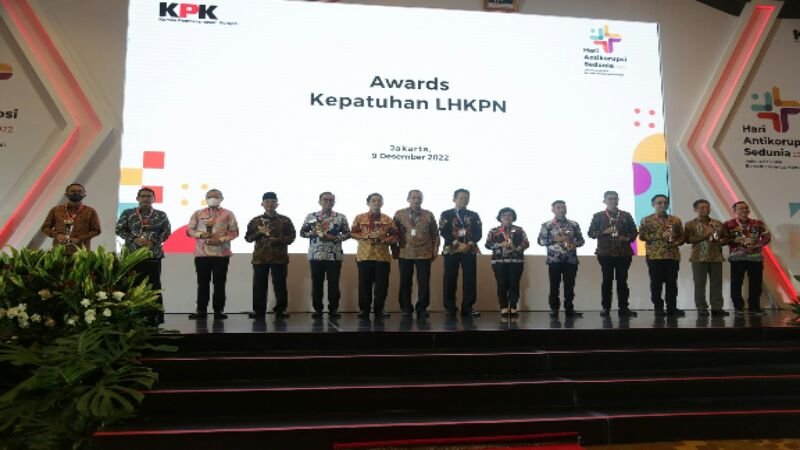 12 Badan Publik Raih Penghargaan LHKPN 2022
