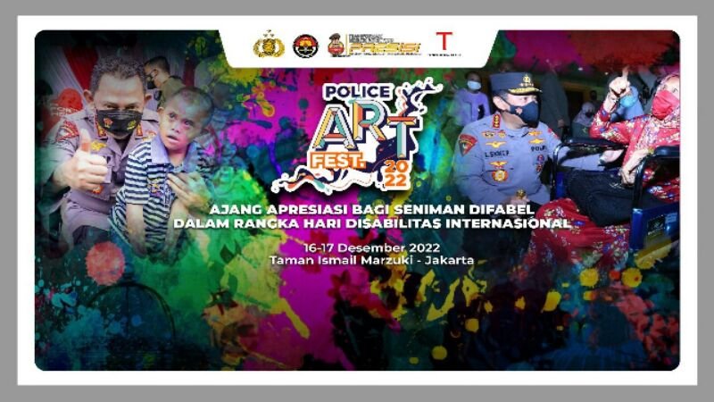 Peduli Disabilitas dan Seniman Jalanan, Polri Gelar Festival Seni