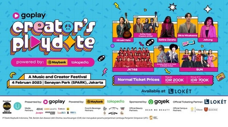 Acara Kumpul Bareng Kreator Pertama, GoPlay Obati Kerinduan Akan Festival Bertajuk GoPlay Creator's Playdate!