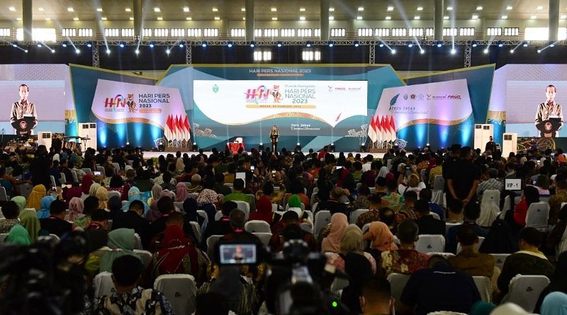 HPN 2023 | Jokowi Ingatkan Pers Sedang Tidak Baik-baik Saja