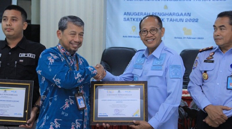 Jajaran Kemenkumham Jatim Borong 8 Penghargaan dari KPPN Surabaya II