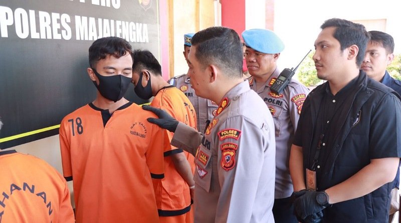 Polres Majalengka Amankan Pelaku Penggelapan Susu Sebanyak 1 Kontainer