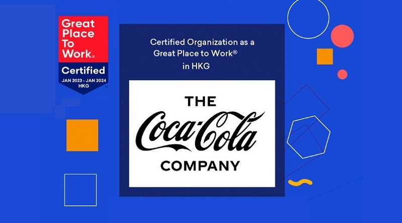 Coca-Cola Hong Kong Bersertifikat Sebagai Great Place to Work®