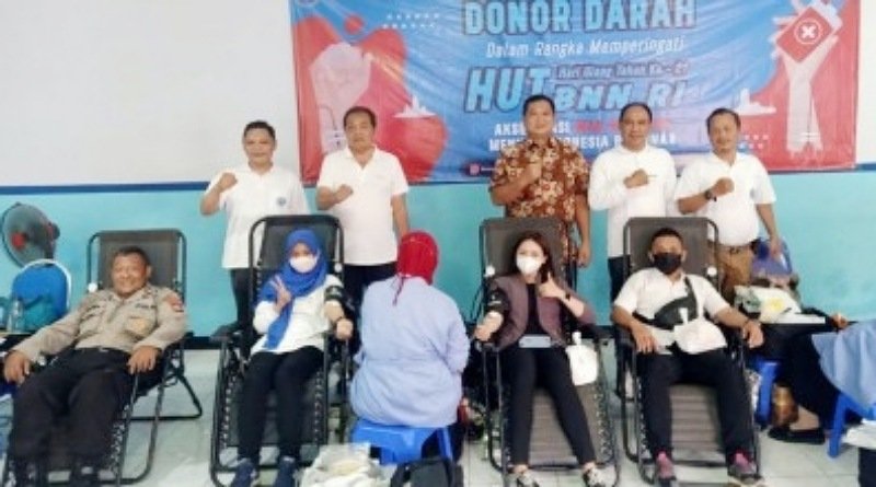 BNN Kota Surabaya Gelar Donor Darah Hingga Stop Narkoba