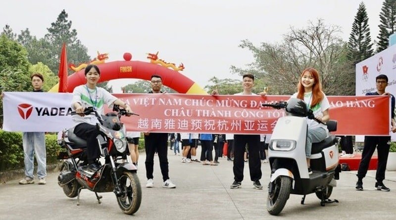 Yadea Jadi Vendor Resmi Asian Games di Hangzhou