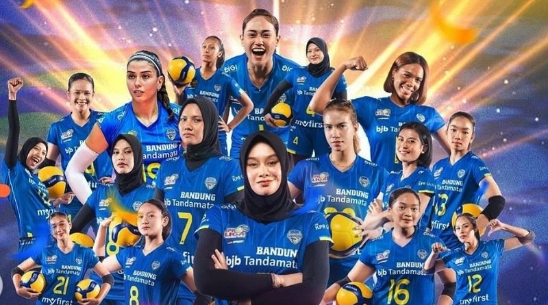Tim Bola Voli Bandung bjb Tandamata Juara Proliga 2023