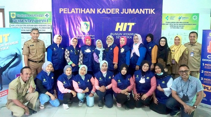 HIT Bekerja Sama dengan Dinas Kesehatan Kabupaten Bogor Beri Pelatihan Kepada 100 Kader Jumantik